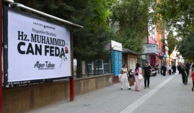 “Hz. Muhammed (sav)’e Can Feda” mesajı İnegöl’de gönüllerde buluştu