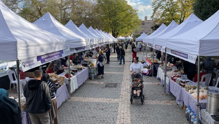 Kadınların el işi ve yöresel lezzetleri yoğun ilgi gördü