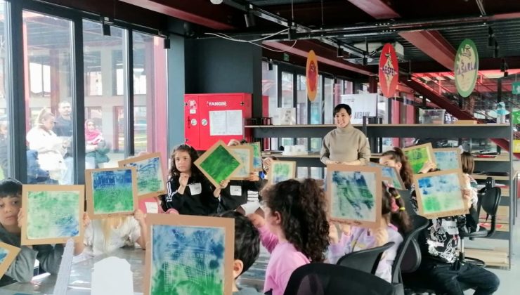 Pancar Deposu’nda çocuklar için sanat mesaisi