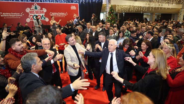 Başkan Bozbey, belediye personeliyle yeni yılı karşıladı