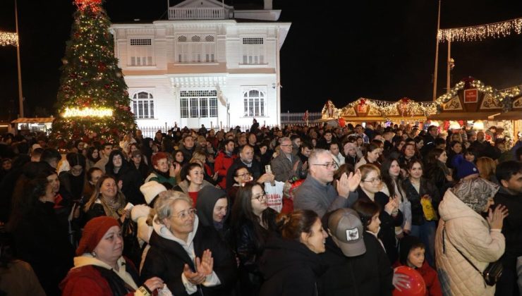 Mudanya’da yeni yıl atmosferi meydanda hayat buldu