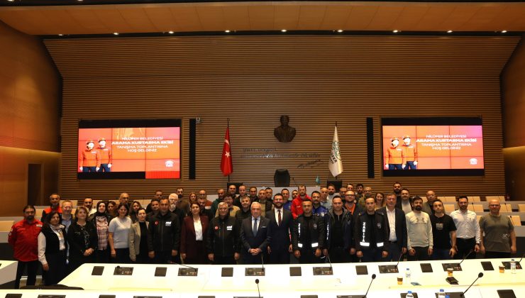 Nilüfer Belediyesi’nden afetlere karşı gönüllü arama kurtarma hamlesi
