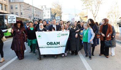 Osmangazi’de 3 Aralık etkinliği: Engelleri aşmak için yürüdüler