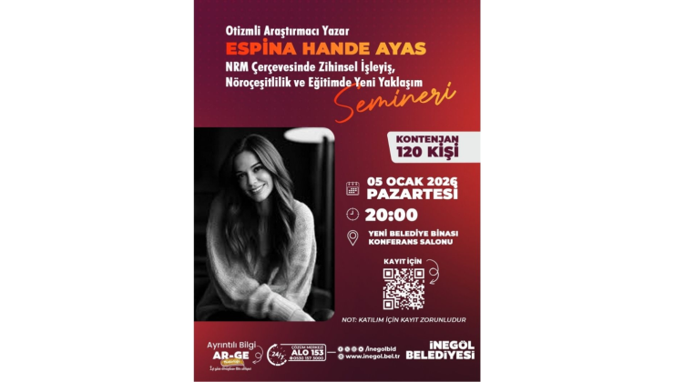 Zihinsel işleyiş ve eğitimde yeni yaklaşımlar İnegöl’de ele alınacak