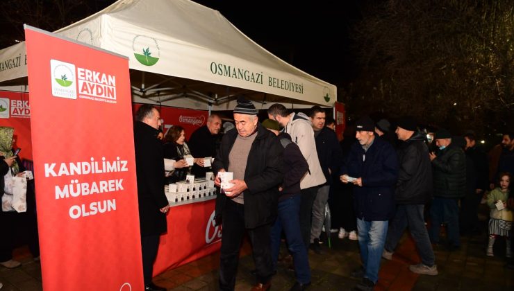 Miraç Kandili’nin bereketi Osmangazi’de paylaşıldı