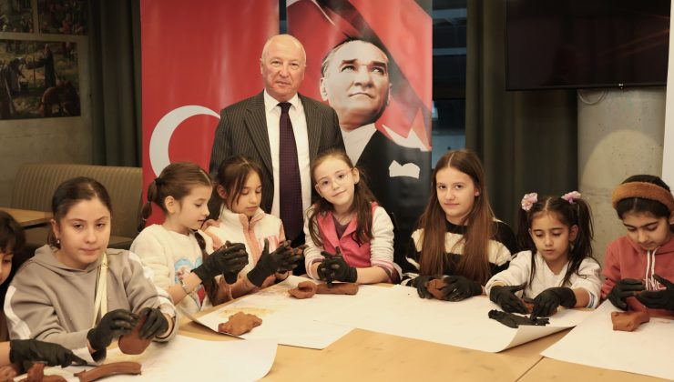 Osmangazi’de minikler müze gezdi, kazı deneyimi yaşadı