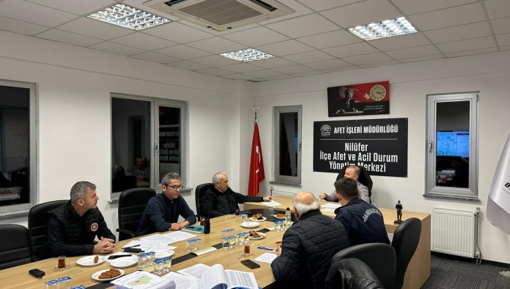Afetlere hazırlık Nilüfer’de sahada test edildi