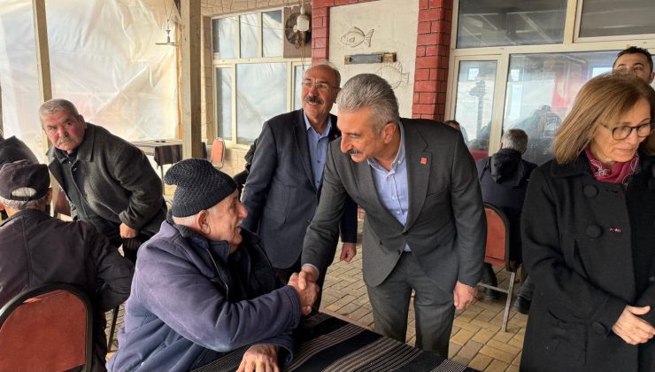 İznik’te CHP heyetinden mahalle ve köy ziyaretleri