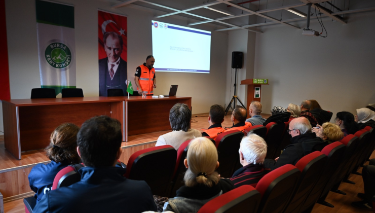 Bursa’da afet bilinci seferberliği: Deprem eğitimi düzenlendi