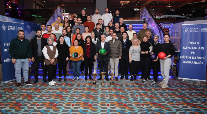 Bursa Büyükşehir’de bowling heyecanı