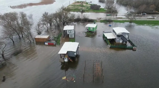 Bursa’da göl taştı, tarım arazileri zarar gördü