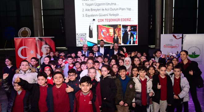 Osmangazi’de deprem bilinci küçük yaşta aşılanıyor