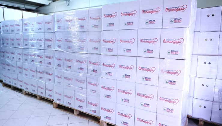Osmangazi’de ramazan bereketi: 136 mahallede yardım seferberliği