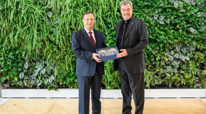 Berlin Büyükelçisi Turan’dan Bavyera Başbakanı Söder’e ziyaret