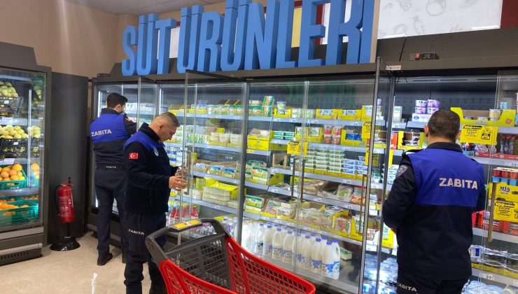 Gemlik’te raf ve kasa fiyatları tek tek kontrol edildi