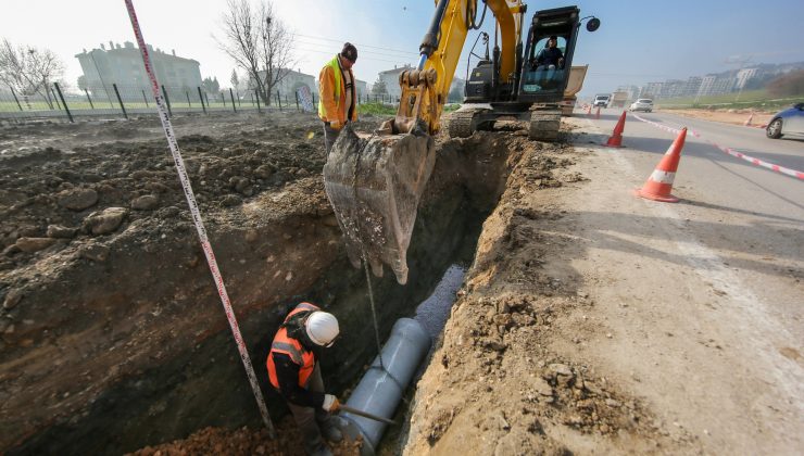 Nilüfer’de yollar asfalt öncesi altyapıyla güçlendirildi
