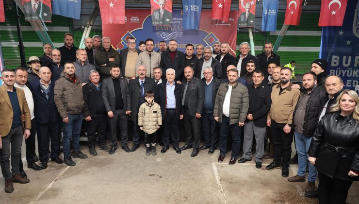 Başkan Mustafa Bozbey İznik’te vatandaşlarla iftarda buluştu