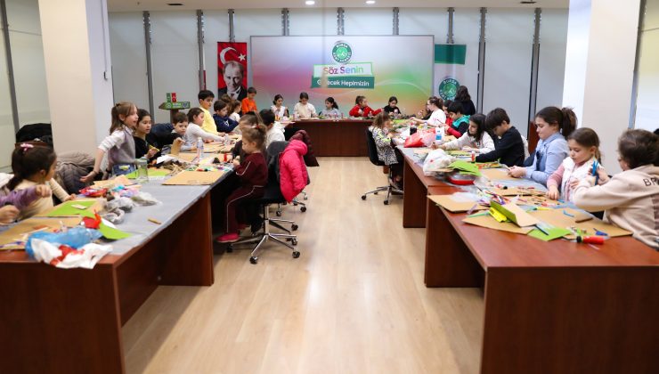 Bursa Büyükşehir Belediyesi ve Kent Konseyi’nden yaratıcı çocuk etkinliği