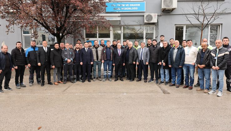 BUSKİ’de bayramlaşma heyecanı