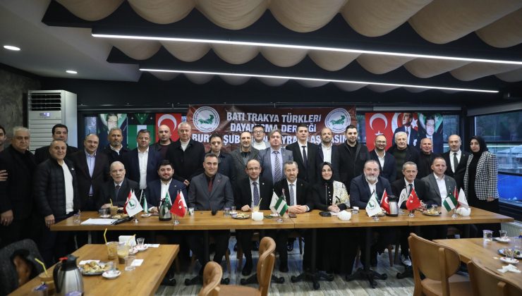 Bursa’da Batı Trakya Türkleri bayramlaşma töreninde bir araya geldi