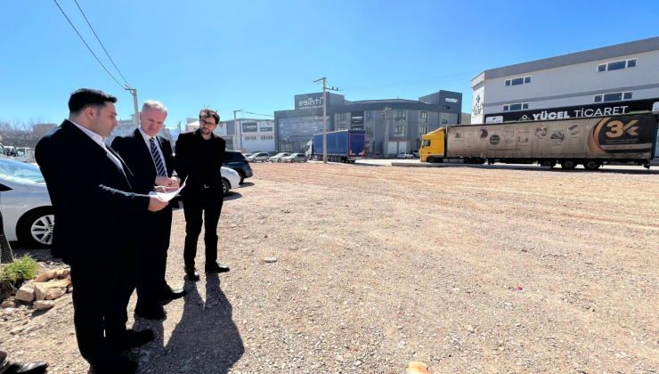 İnegöl Belediyesi sanayiye yeni otopark kazandırıyor