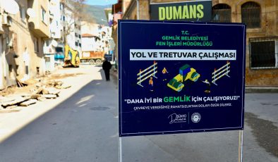 Gemlik Belediyesi’nden ulaşım aksında düzenleme