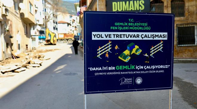 Gemlik Belediyesi’nden ulaşım aksında düzenleme