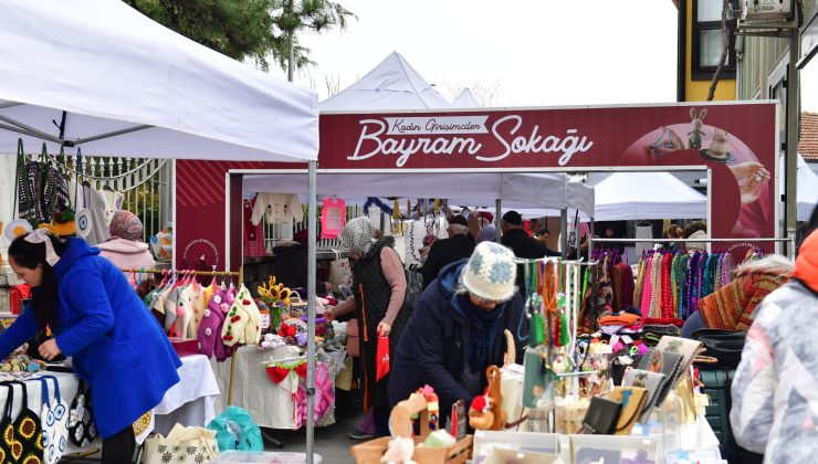 Bayram alışverişi kadın girişimcilerle buluştu
