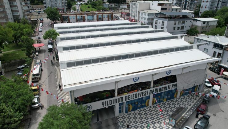 Yıldırım’da kapalı pazar projeleri hız kesmiyor