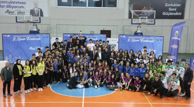 İnegöl’de genç atletler pisti ısıttı