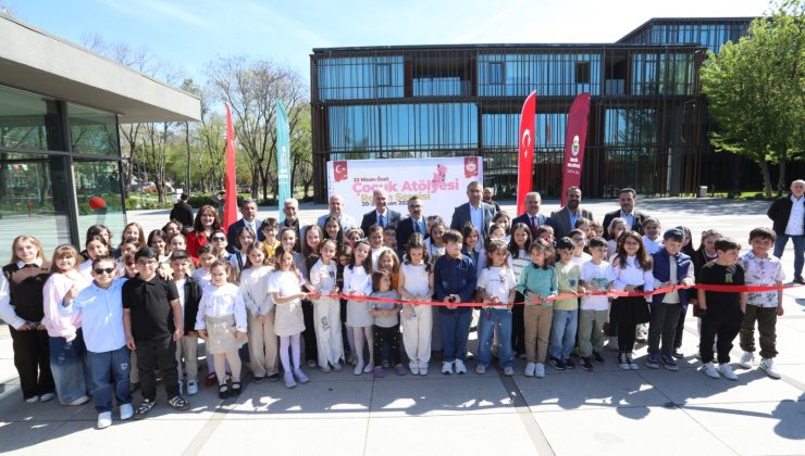 İnegöl’de çocukların sanat yolculuğu sergiye taşındı