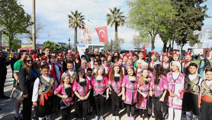 Mudanya’da 23 Nisan’da kültürler buluştu