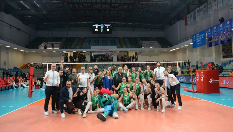 Nilüfer Belediyespor seriyi 2-0’la kapattı