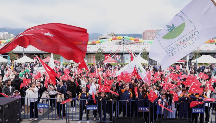 Çocuklar Osmangazi’de bayramın tadını çıkardı
