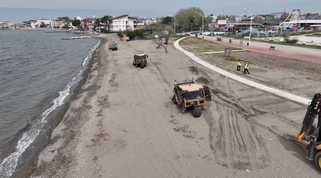 Bursa’nın kıyıları yaz öncesi yenileniyor