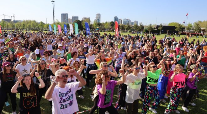 Hüdavendigar Kent Parkı’nda ritim ve sporun buluşması