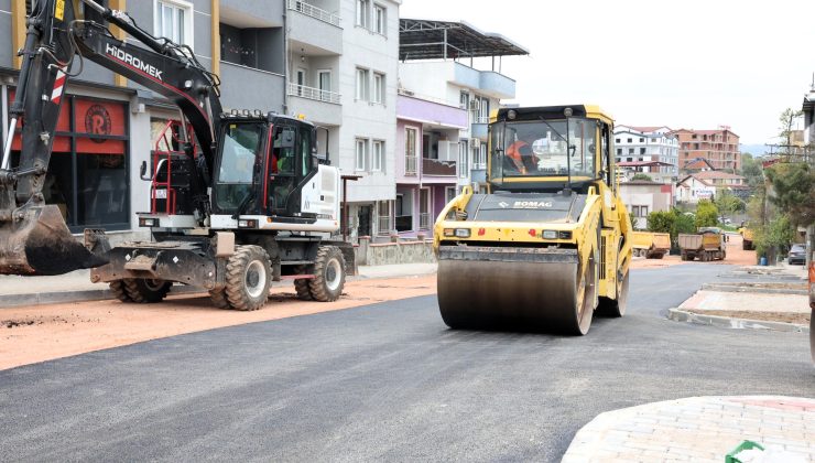 Hamitler Mahallesi’nde yol ve kaldırım yenilendi