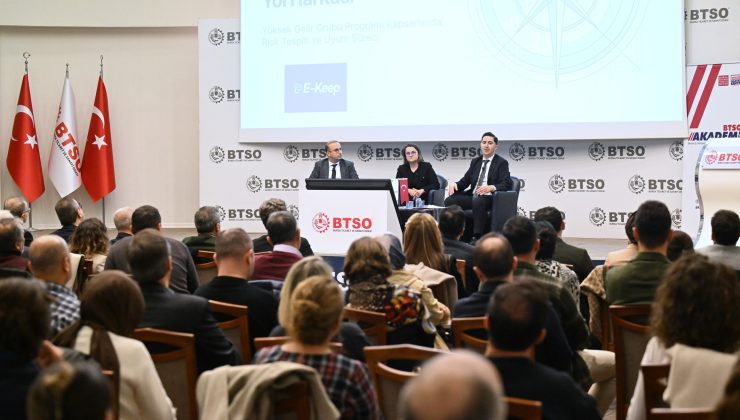 BTSO Akademi’de veri temelli vergi gözetimi ve uyum süreci anlatıldı