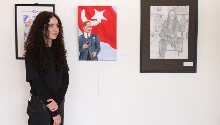 “Atatürk’ün çocukları” eserlerini sergiledi
