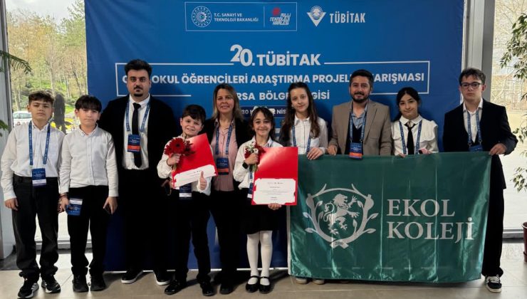 Ekol Koleji’nden TÜBİTAK 2204-B’de dikkat çeken başarı
