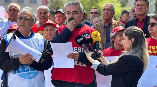 Bursa’da 1 Mayıs çağrısı yapıldı: “Birleşelim, değiştirelim”