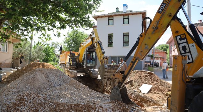 Bursa Büyükşehir Belediyesi’nden Nilüfer’e altyapı desteği