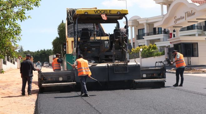 Osmangazi’de 900 ton sıcak asfalt çalışması