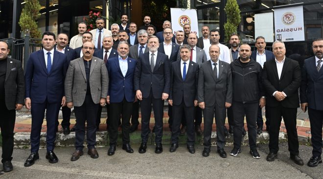 Başkan Burkay MUŞSİAD üyeleri ile buluştu