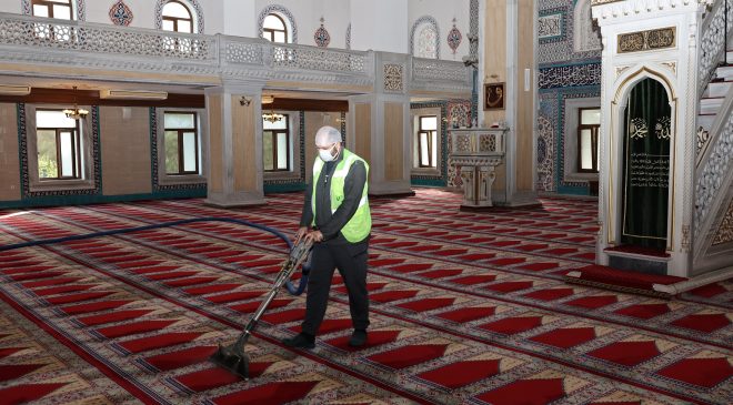 Nilüfer’de ibadethaneler pırıl pırıl oldu