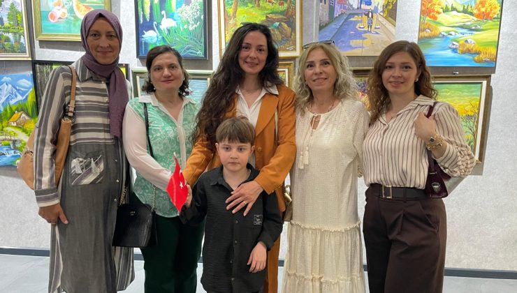 Kursiyerlerin eserleri Yağız Efe’ye umut oldu