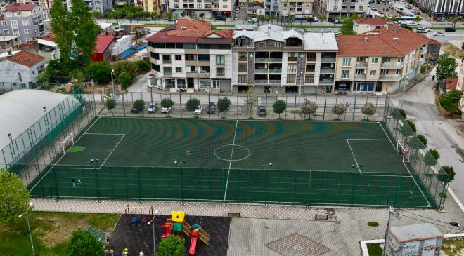 Gemlik’te sahalar daha güvenli hale getirildi