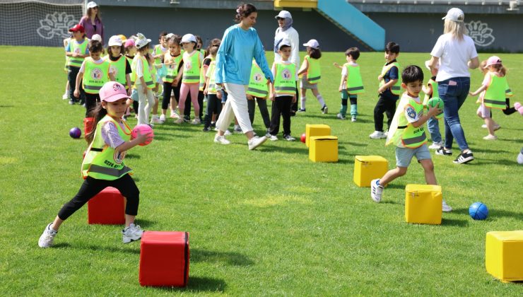 Nilüfer’de spor coşkusu bu kez minikler için yaşandı