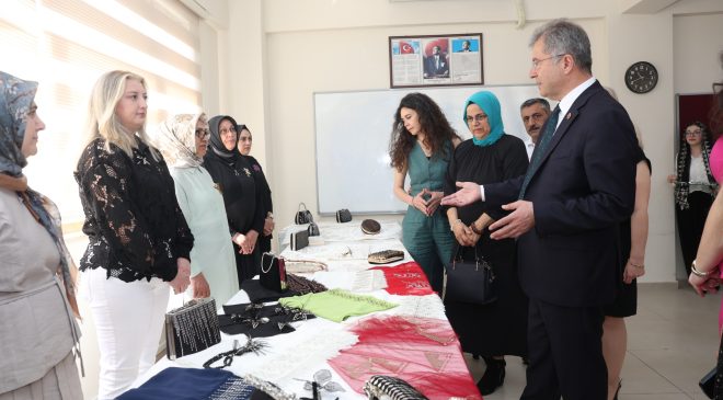 Hüdavendigar Yetenek Evi’nde üretim ve emek sergisi