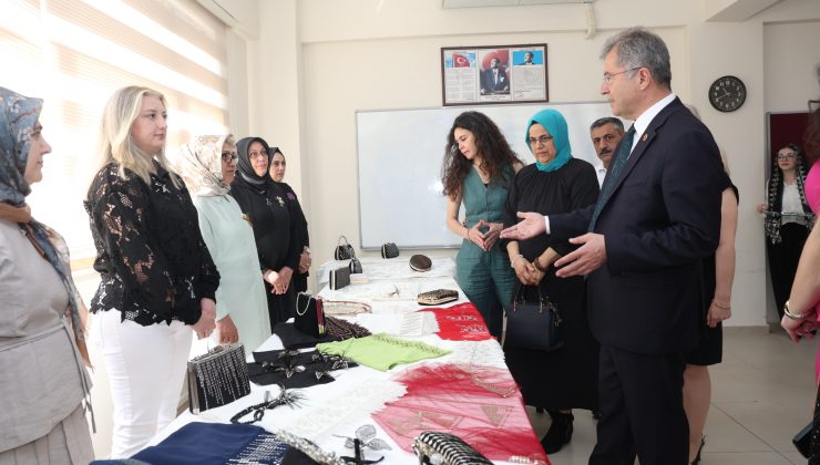Hüdavendigar Yetenek Evi’nde üretim ve emek sergisi